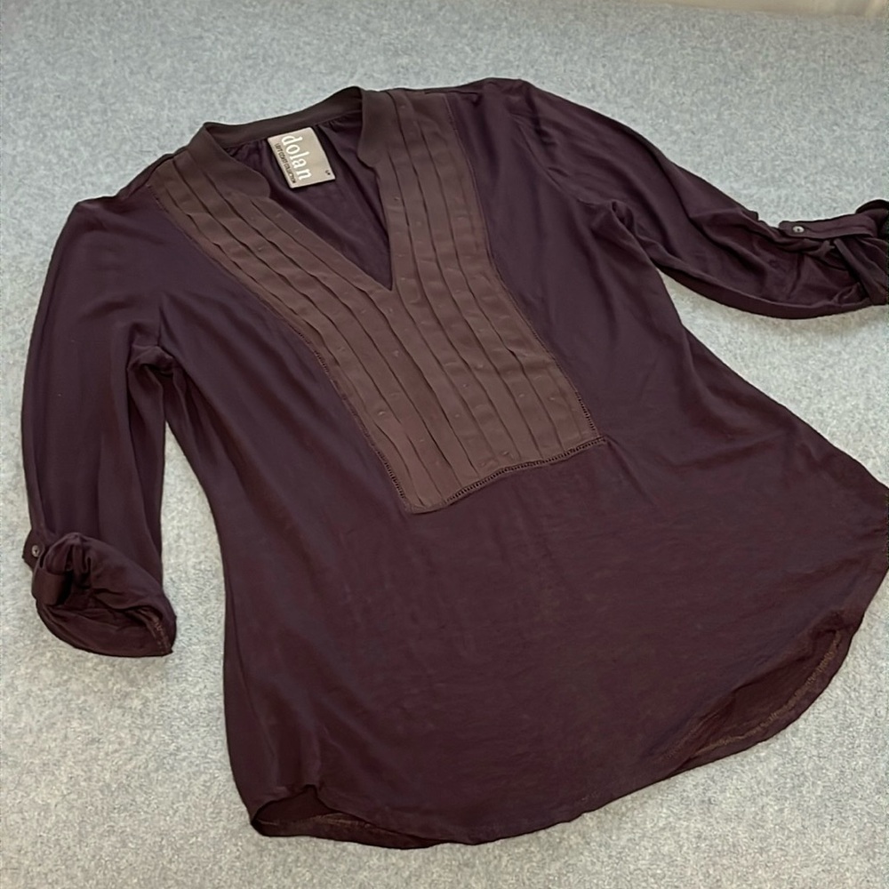 Dolan Deep Purple Blouse